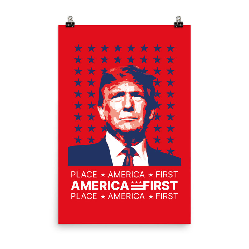 America First Leadership Poster
