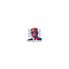 America First Trump Sticker