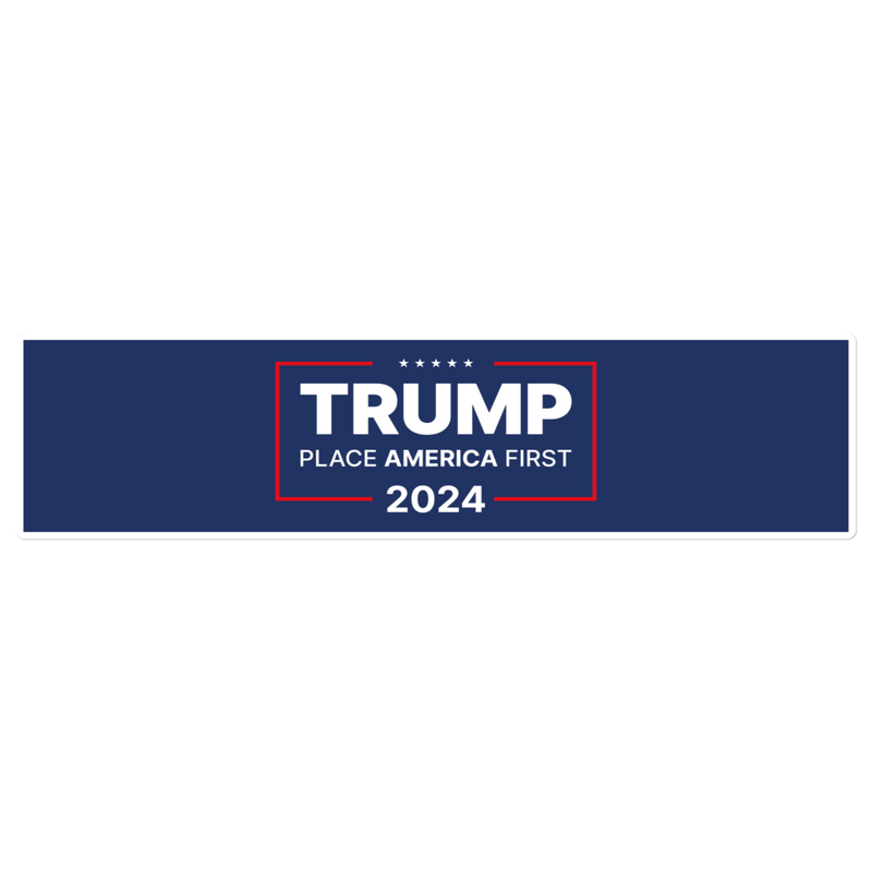 Trump 2024 Campaign Bumper Sticker